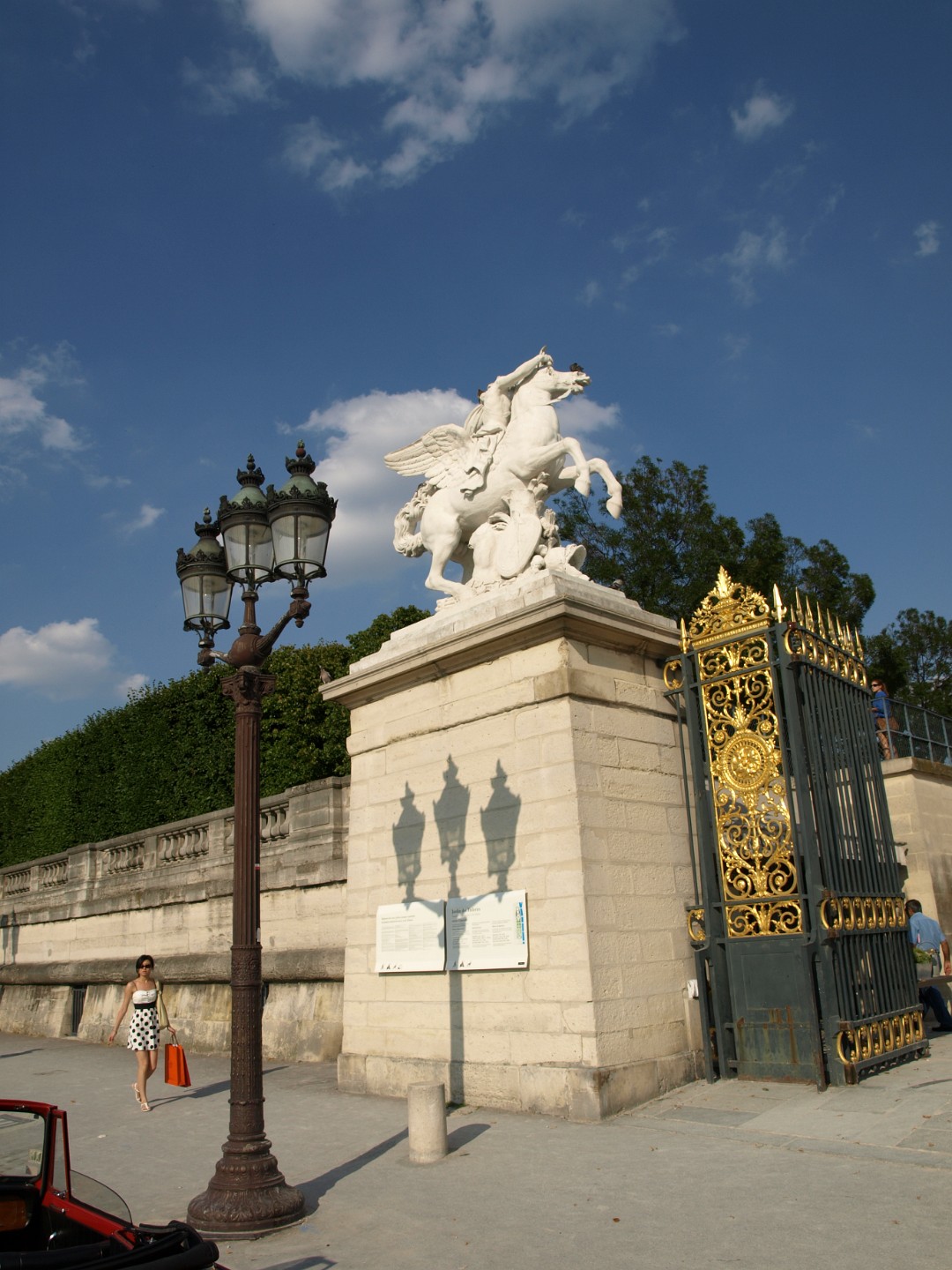Rampant Pegasus at the Entrance to the Jardin des Tuileries
